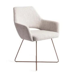 Eetkamerstoel Yanai Cross Rose Gold