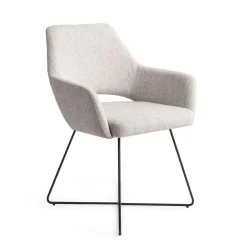Eetkamerstoel Yanai Cross Black