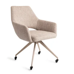 Eetkamerstoel Yanai Glide Beige