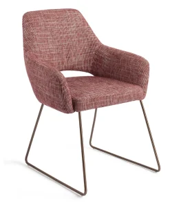 Eetkamerstoel Yanai Slide Rose Gold