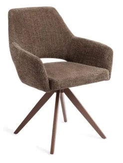 Eetkamerstoel Yanai Turn Brown