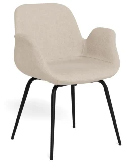 Eetkamerstoel Yonathan Structuurstof, kleur Zand