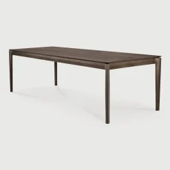 Eettafel Bok Gevernist Eikenhout, kleur Bruin