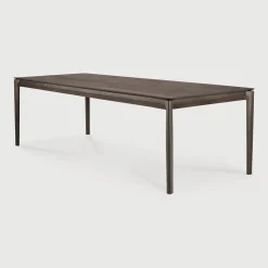 Eettafel Bok Gevernist Eikenhout, kleur Bruin