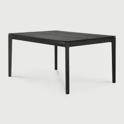 Eettafel Bok Gevernist Eikenhout, kleur Zwart