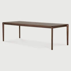 Eettafel Bok Gevernist Teakhout, kleur Bruin