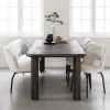 Eettafel Clio Betonlook, kleur Zwart