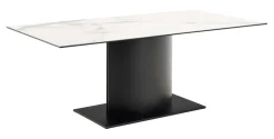 Eettafel Dayana Keramiek en glas, 200 x 100cm