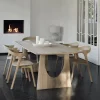 Eettafel Geometric Geolied Eikenhout, kleur Naturel