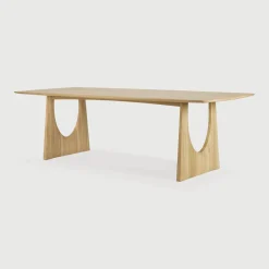 Eettafel Geometric Geolied Eikenhout, kleur Naturel