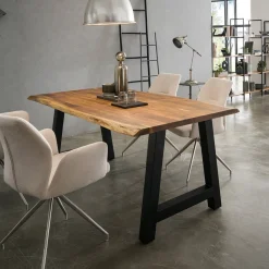 Eettafel Karri Met A-poot, Acaciahout