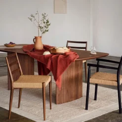Eettafel Litto Deens ovaal, Walnoot