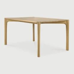Eettafel PI Geolied Eikenhout, kleur Naturel