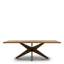 Eettafel Portland Eikenhout, 230 x 100 cm, kleur Bruin