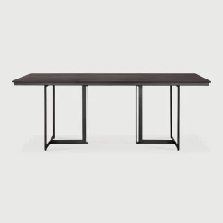 Eettafel Tacet Gevernist Teakhout, kleur Donkerbruin