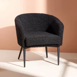 Fauteuil Jennilee Teddy, kleur Zwart