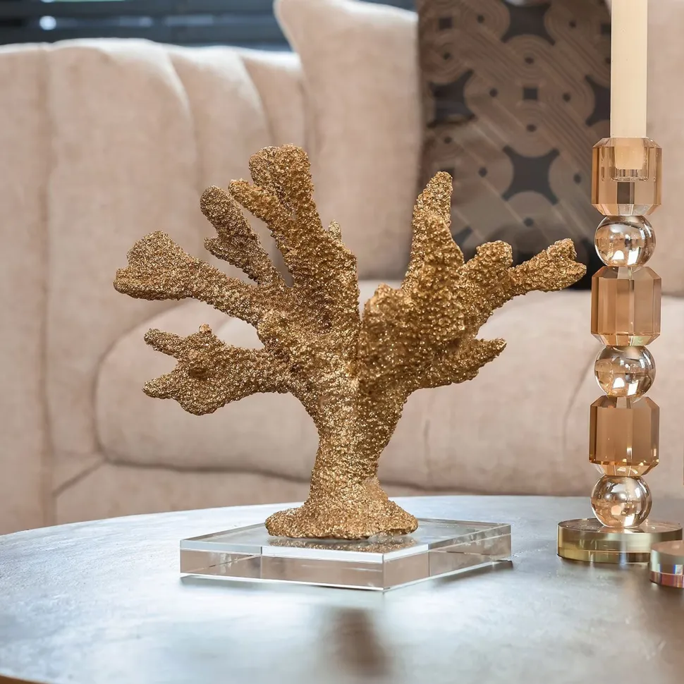 Faux Koraal Mette kleur Goud