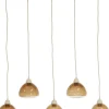 Hanglamp Bisho kleur Bruin