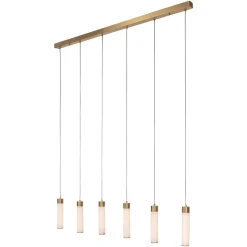 Hanglamp Elaris Albast, 6-lamps