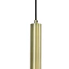 Hanglamp Lekar 1-lamps, kleur Antiek Brons/Smoke