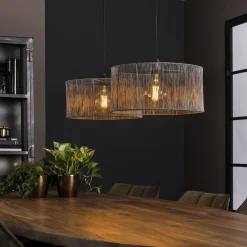 Hanglamp Shana Metaal, 2-lamps