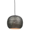 Hanglamp Spike Bol Zink Ø27cm
