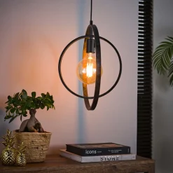 Hanglamp Tricia 40 x 30cm, kleur Zwart