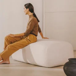 Hocker Martina Bouclé, 123 x 85cm