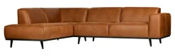 Hoekbank Statement Suedine 274cm
