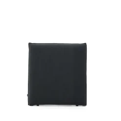 Hoofdbord Jaira Linnenmix, 90cm, kleur Antraciet
