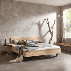 Houten Bed Mine massief eiken