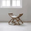 Kruk Cleopatra Teakhout, 53cm