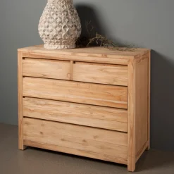 Ladekast Corona Teak met 5 laden