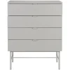Ladekast Shanin Met 4 lades, kleur Beige