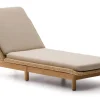 Ligbed Galea Teakhout en rattan