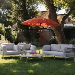 Loungeset Vista 2-zits bank en 2 fauteuils