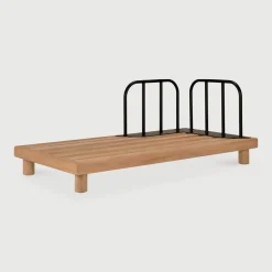 Modulaire Loungebank Monocle Lounge met Arm, Teakhout