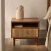 Nachtkastje Elan Notenhout, Met 1 lade