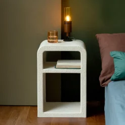 Nachtkastje Veda 30 x 40cm, kleur beige