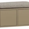 Opbergbank Turner Met kussen, 80cm, kleur Mud