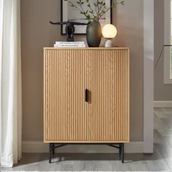 Opbergkast Shoua Eiken, 110 x 80cm