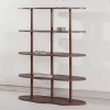 Organisch Wandrek Daniels 140 x 105cm, kleur Mokka