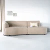 Organische Bank Denise Teddystof, kleur Beige
