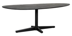 Organische Eettafel Rosie Zwart Mangohout