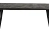 Organische Eettafel Yasmijn Teakhout, 180 x 95cm