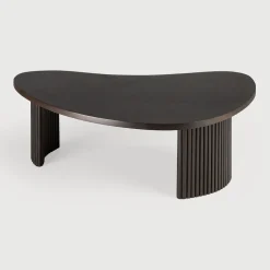 Organische Salontafel Boomerang Hout, 90 x 61cm
