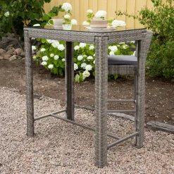 Outdoor Bartafel Rozanne Wicker, 100 x 60cm