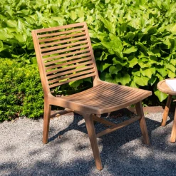 Outdoor Loungestoel Hervey Teakhout