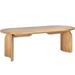 Ovale Eettafel Fairmont Eiken, kleur Naturel