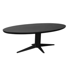 Ovale Eettafel Rayford Eikenhout, 230 x 110cm